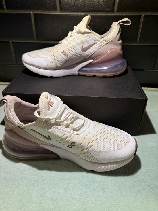 Nike Shoes - Nike Women’s Air Max 270 Pale Pink/White Athletic Sneakers-Read